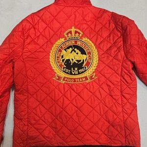 Ralph Lauren Quilted Reversible Winter Cup Polo Jacket